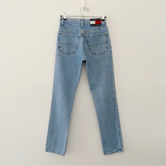Tommy Hilfiger Vintage ‘98 High Rise Slim Straight Leg Jeans Size 3 - Picture 5 of 11